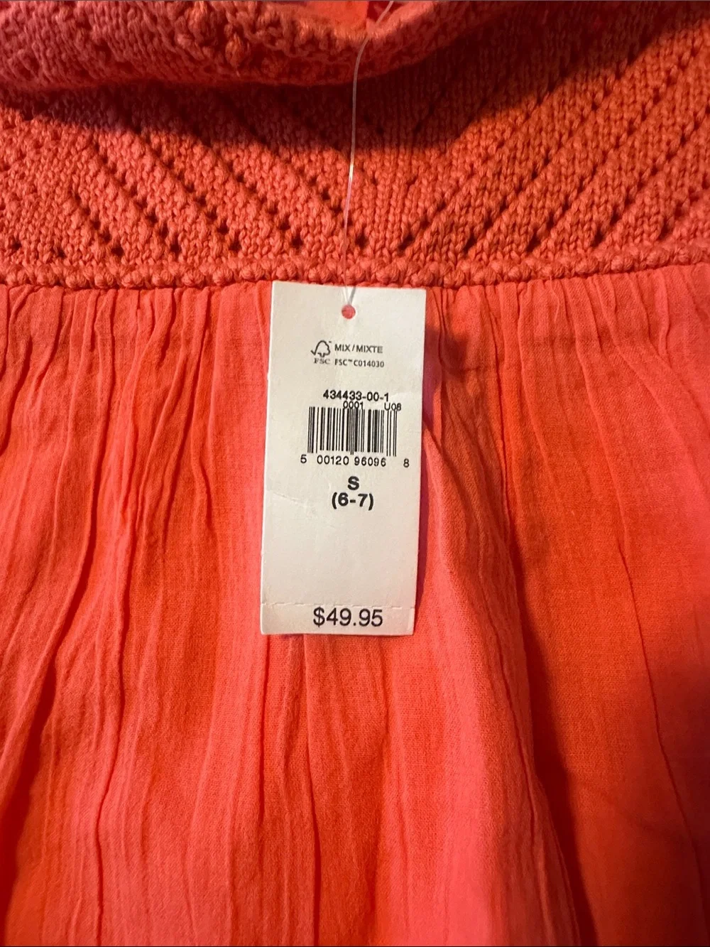 GAP Girls Red Sleeveless Sundress